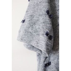 J Crew bow short sleeve sweater